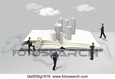 Stock Illustration - global business grows. Fotosearch