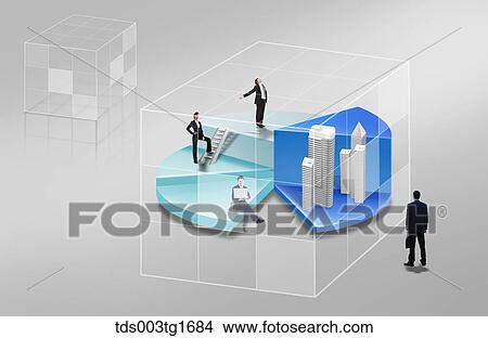 Stock Illustration - global business grows. Fotosearch
