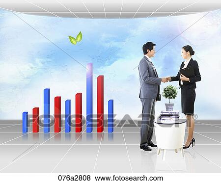Stock Illustration - global business. Fotosearch