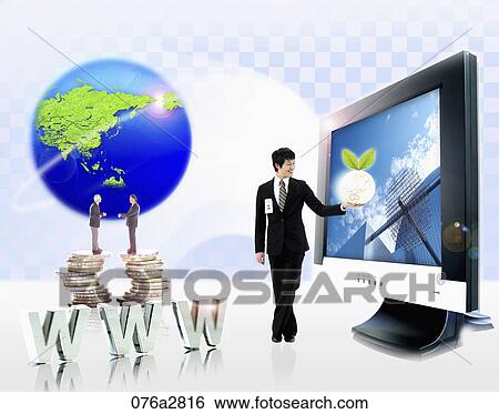 global business View Large Illustration Stock Illustration - global business. Fotosearch