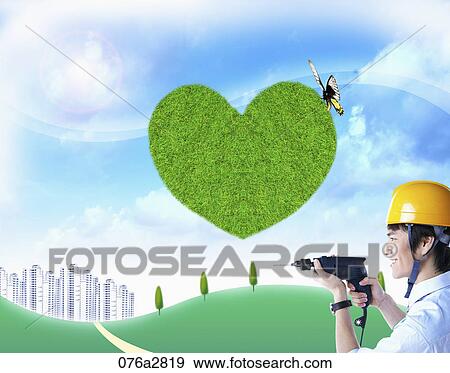 Stock Illustration - global business. Fotosearch
