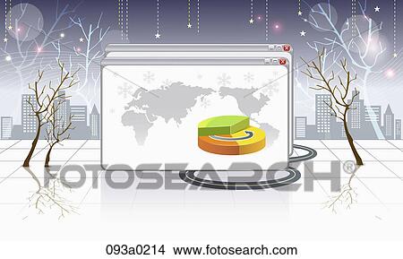 global business View Large Illustration Stock Illustration - global business. Fotosearch