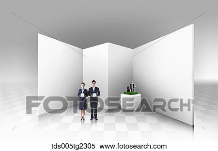 Stock Illustration - global business. Fotosearch