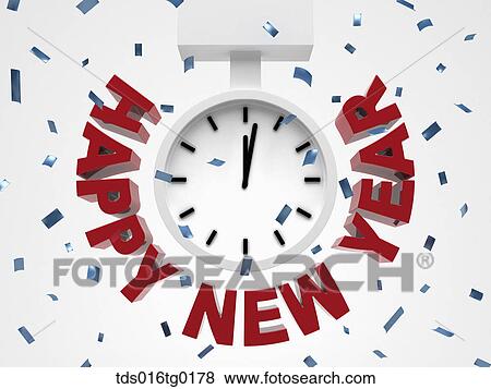 Happy new year View Large Illustration Stock Illustration - Happy new year. Fotosearch