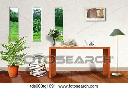 interior illustration View Large Illustration Clip Art - interior illustration. Fotosearch