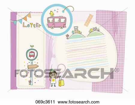 letter in illustration View Large Illustration Clip Art - letter in illustration. Fotosearch
