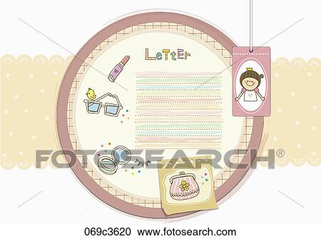 letter in illustration View Large Illustration Clipart - letter in illustration. Fotosearch