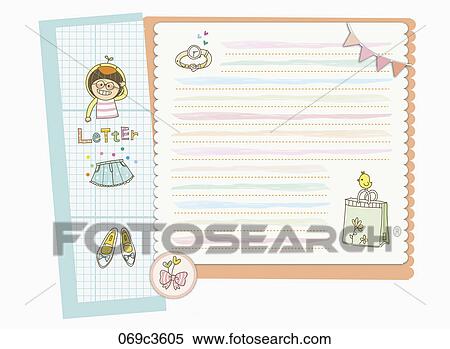 letter in illustration View Large Illustration Stock Illustration - letter in illustration. Fotosearch