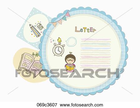 Stock Illustration - letter in illustration. Fotosearch