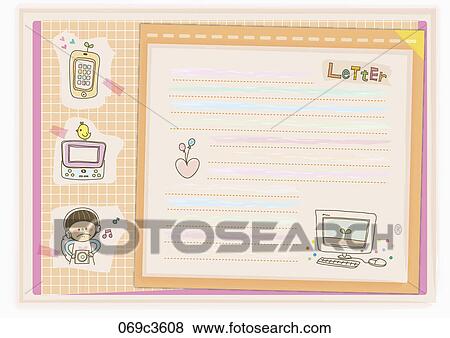 Stock Illustration - letter in illustration. Fotosearch