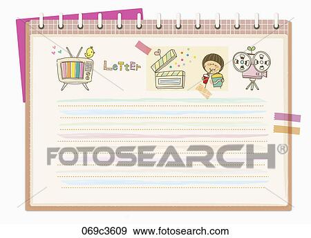 Stock Illustration - letter in illustration. Fotosearch