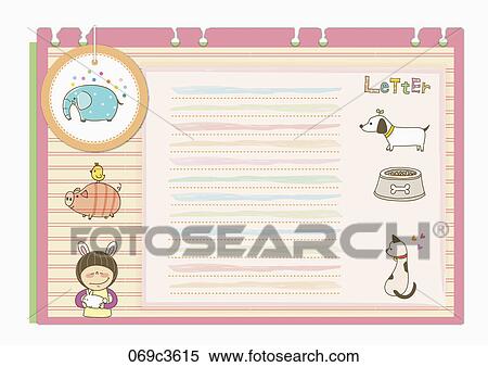 letter in illustration View Large Illustration Stock Illustration - letter in illustration. Fotosearch