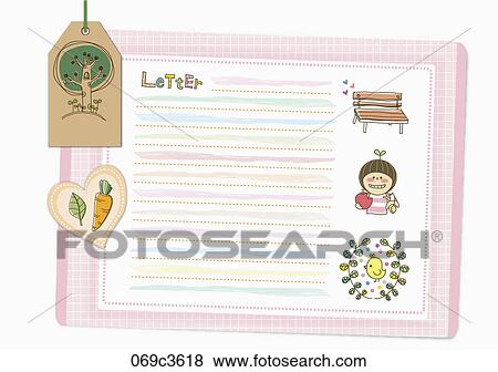 Stock Illustration - letter in illustration. Fotosearch