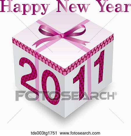 lunar new year's day and gift View Large Illustration Clip Art - lunar new year's day and gift. Fotosearch