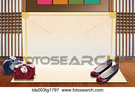 lunar new year's day greetings View Large Illustration Stock Illustration - lunar new year's day greetings. Fotosearch
