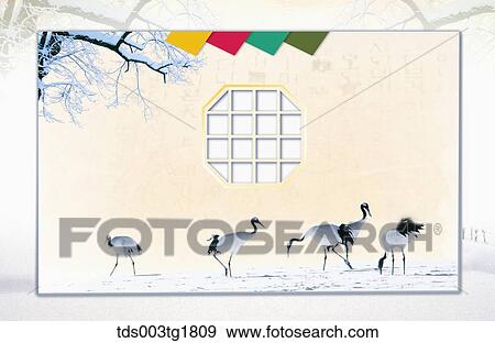 lunar new year's day greetings View Large Illustration Stock Illustration - lunar new year's day greetings. Fotosearch