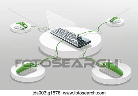 Stock Illustration - mobile communication. Fotosearch