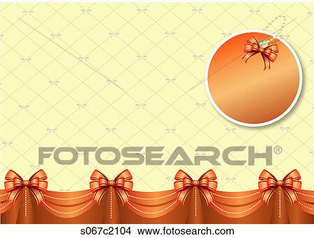 ribbon patterned background View Large Illustration Stock Illustration - ribbon patterned background. Fotosearch