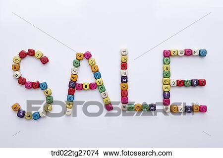 SALE words made by multi color block View Large Illustration Stock Illustration - SALE words made by multi color block. Fotosearch