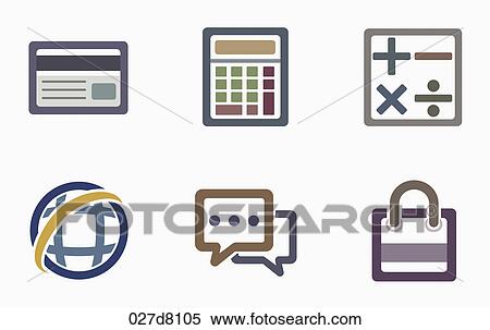 Stock Illustration - shopping icon. Fotosearch