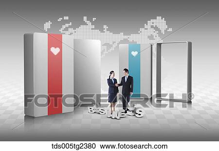 Successful global business View Large Illustration Clipart - Successful global business. Fotosearch