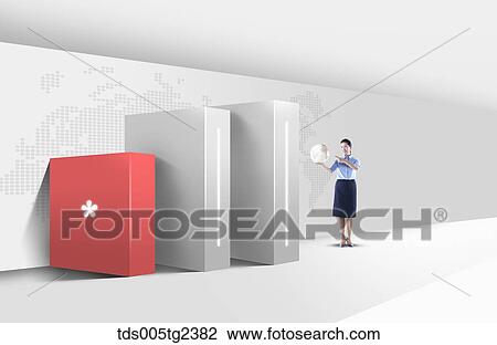 Successful global business View Large Illustration Drawing - Successful global business. Fotosearch