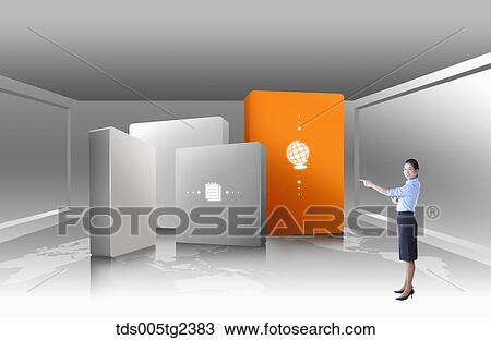 Successful global business View Large Illustration Drawing - Successful global business. Fotosearch