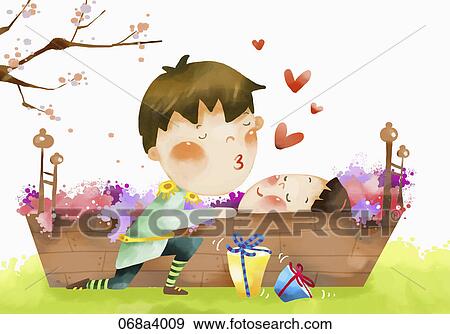 sweet love showed in illustration View Large Illustration Stock Illustration - sweet love showed in illustration. Fotosearch