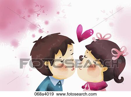 sweet love showed in illustration View Large Illustration Stock Illustration - sweet love showed in illustration. Fotosearch