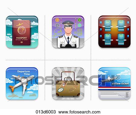 travel icon View Large Illustration Drawing - travel icon. Fotosearch