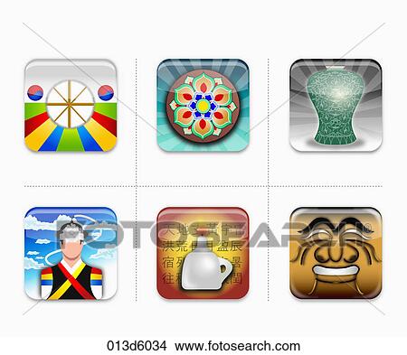 various types of icon View Large Illustration Stock Illustration - various types of icon. Fotosearch