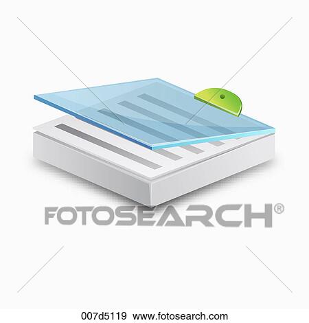 Stock Illustration - A clipboard. Fotosearch