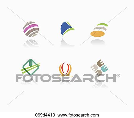 abstract symbol icons View Large Illustration Clipart - abstract symbol icons. Fotosearch