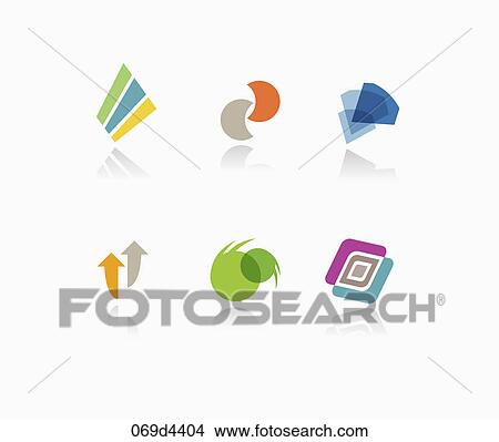 abstract symbol icons View Large Illustration Stock Illustration - abstract symbol icons. Fotosearch
