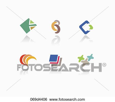 Stock Illustration - abstract symbol icons. Fotosearch