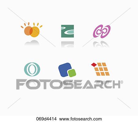 abstract symbol icons View Large Illustration Stock Illustration - abstract symbol icons. Fotosearch