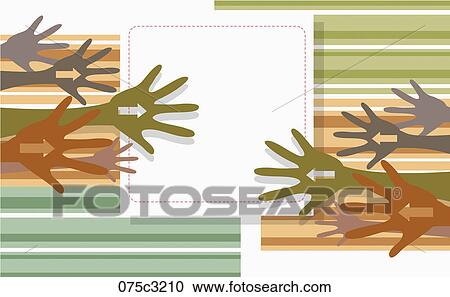 arrows in human hands View Large Illustration Clipart - arrows in human hands. Fotosearch