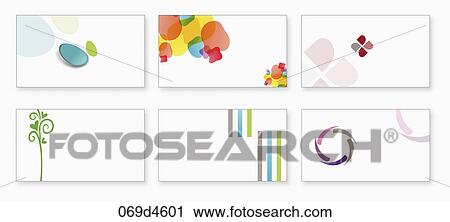 business card design View Large Illustration Clip Art - business card design. Fotosearch