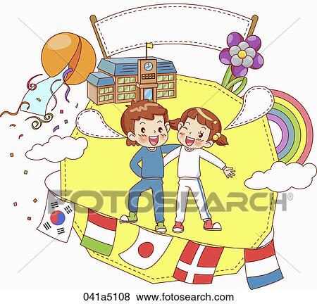 children have field day View Large Illustration Stock Illustration - children have field day. Fotosearch