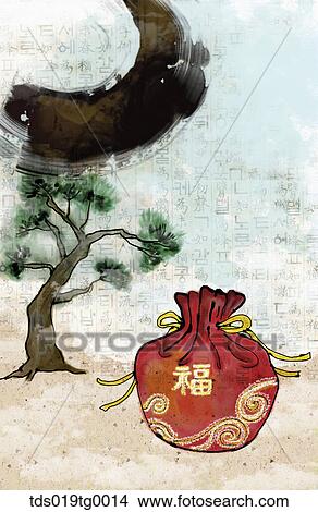 chinese new year mood View Large Illustration Stock Illustration - chinese new year mood. Fotosearch
