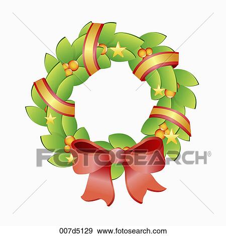 Christmas decorations View Large Illustration Stock Illustration - Christmas decorations. Fotosearch