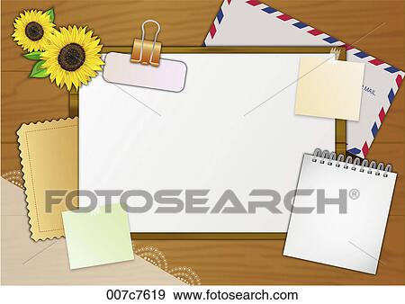Clipboard and memo View Large Illustration Stock Illustration - Clipboard and memo. Fotosearch