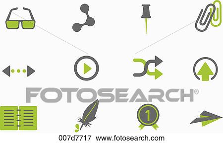 Stock Illustration - Different types of objects. Fotosearch