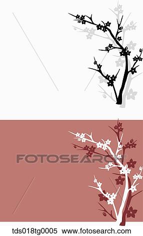 flower blossoms illust background View Large Illustration Stock Illustration - flower blossoms illust background. Fotosearch
