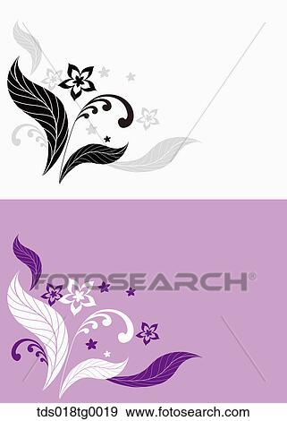 Stock Illustration - flower blossoms illust background. Fotosearch