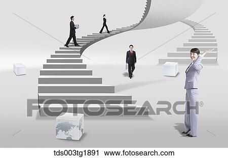Clip Art - global business. Fotosearch