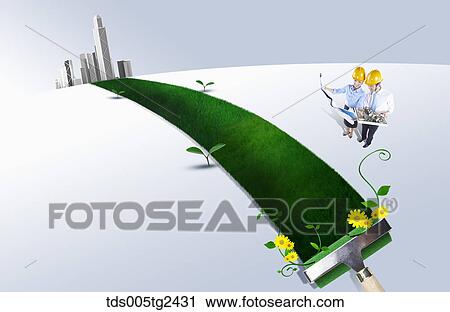 Clip Art - global business. Fotosearch