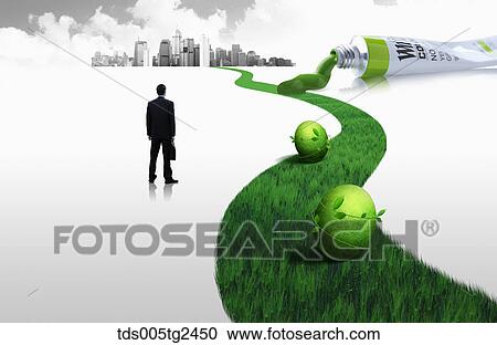global business View Large Illustration Clipart - global business. Fotosearch
