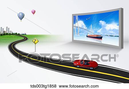 Stock Illustration - global business. Fotosearch