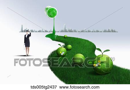 Stock Illustration - global business. Fotosearch